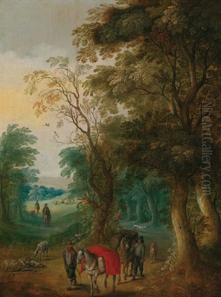 Reisende In Einer Landschaft - view 1