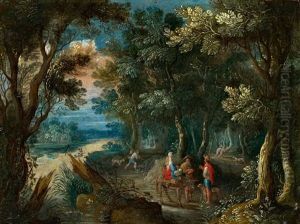 Landschaft Mit Reisenden Landschaft Mit Reisenden