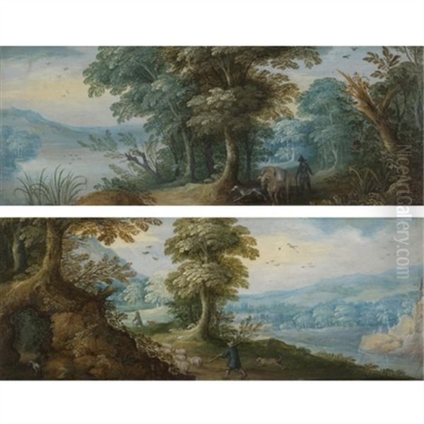 Wooded Landscapes (pair) - view 1