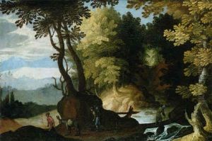Landschaft Mit Figuren