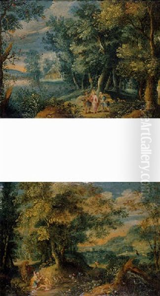 Le Christ Et Le Pelerins D'emmaus - view 1