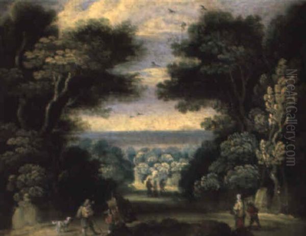 Paysage Avec Colporteurs - view 1