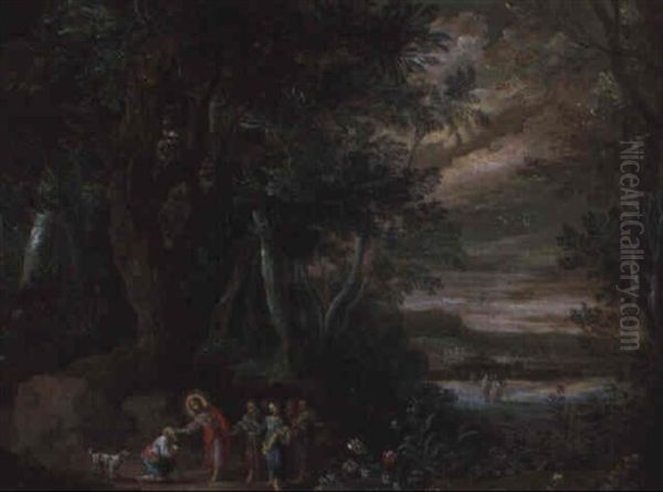 Le Christ Et Les Disciples D'emmaus - view 1