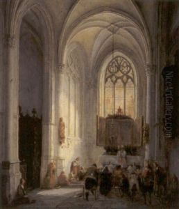 Andacht by Bernardus Van De Laar