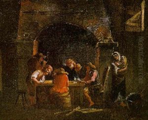 Interno Di Taverna by Roeland van Laar