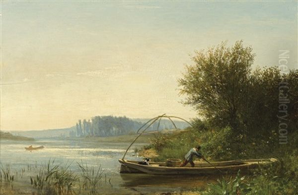 Les Bords De La Seine A Bougival, Effet Du Matin - view 1