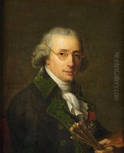 Portrait Du Peintre Francois-andre Vincent, Chevalier De La Legion D'honneur by Adelaide Labille-Guiard