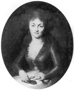 Portrait Of Marie-therese Louise De Savoie-carignan, Princesse De Lamballe by Adelaide Labille-Guiard