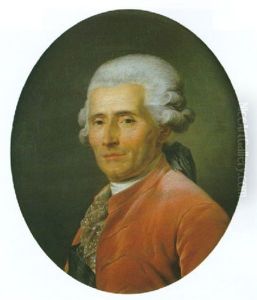 Portrait Du Peintre Joseph Marie Vien by Adelaide Labille-Guiard
