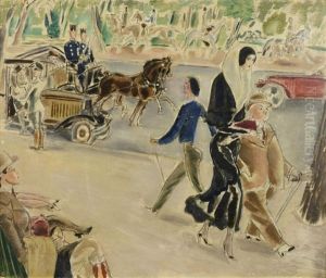 Au Bois by Charles Laborde