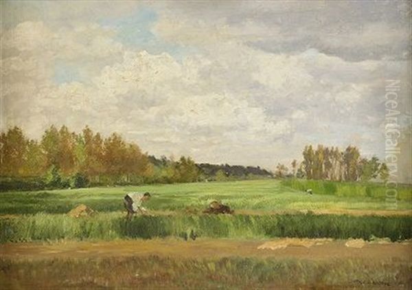 Landskap Med Skordearbetare - view 1