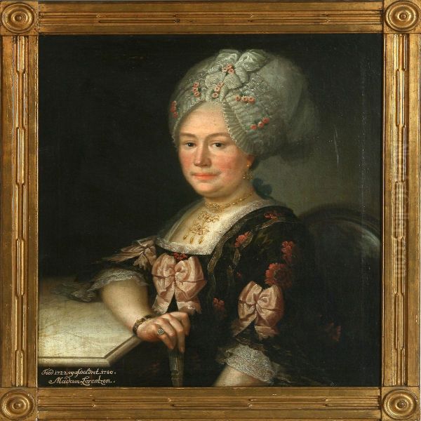 Elegant Woman In A Dress With Flowers - view 1