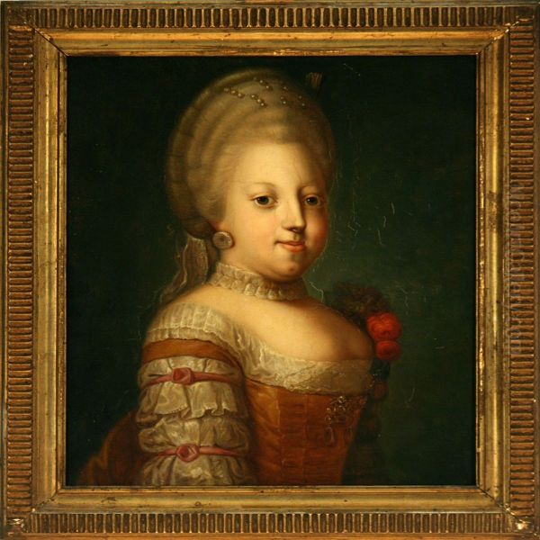 Portrait Of Queen Caroline Mathilde Of Denmark - view 1