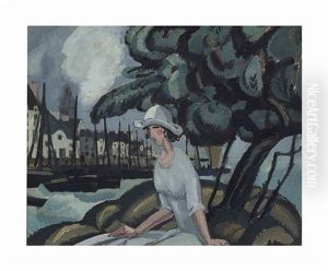 Femme Dans Le Port Femme Dans Le Port