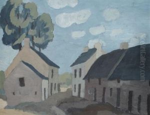 La Rue Du Village by Jean-Emile Laboureur