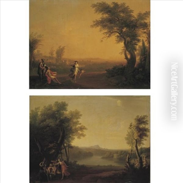 Italian Landscapes (pair) - view 1