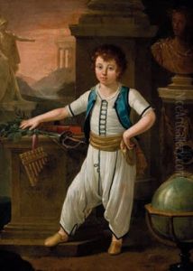 Ritratto Allegorico Del Granduca Nicolaj Pavlovic, Futuro Zar Nicola I, All"eta Di Sei Anni Ritratto Allegorico Del Granduca Nicolaj Pavlovic, Futuro Zar Nicola I, All"eta Di Sei Anni