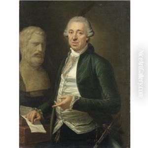 Ritratto Di Domenico De Angelis Con L'erma Di Biante Ritratto Di Domenico De Angelis Con L'erma Di Biante