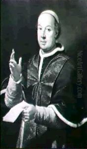 Portrait Du Pape Pie Vi by Pietro Labruzzi