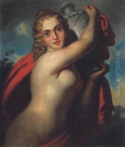 Furdozo No Hebe (woman Bathing, Hebe) - view 1