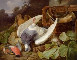 Jagdliches Stillleben In Landschaft
