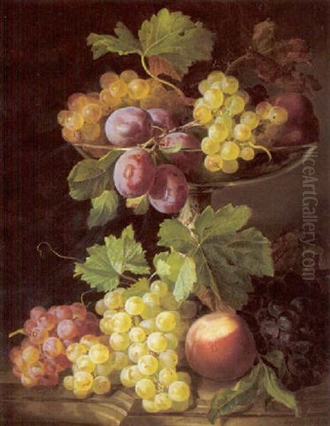 Obststilleben Mit Trauben - view 1