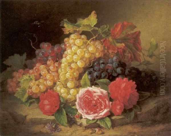 Rosen Und Weintrauben - view 1