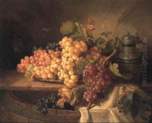 Still Life With Grapes And A Tankard by Andreas Lach