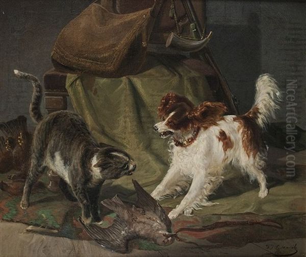 Rivalen Bei Der Jagdbeute - view 1