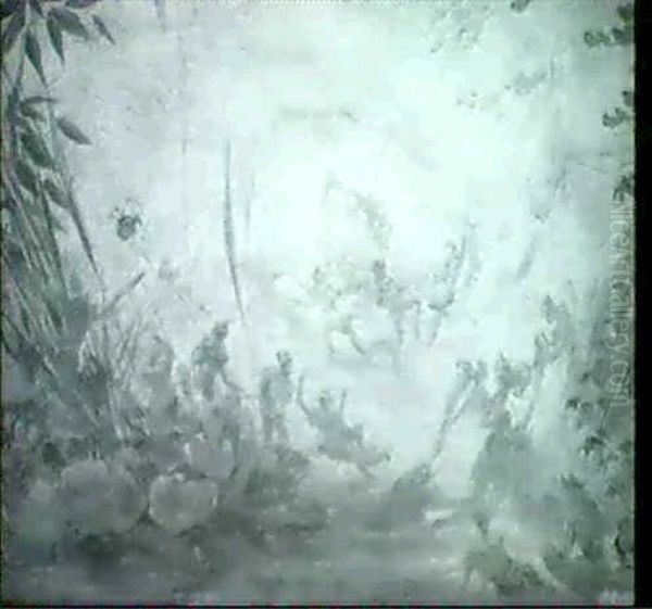 Goblins And Elves Celebrating In A Wood - view 1