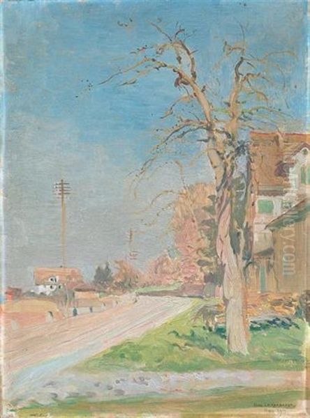 Beim Gugger, Zollikon (+ Dorfbrunnen, 1907, Pencil, Smaller; 2 Works) - view 1