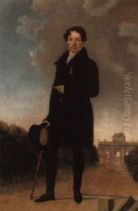 Portrait Of A Gentleman Wearing The Badge Of The Order Of Charles Iii
