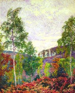 Paysage Divisionniste Foret D'ecouves by Georges Lacombe