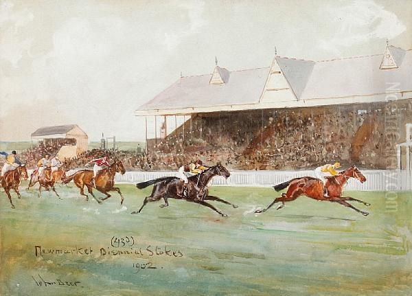 Rising Glass Wins The Jockey Club Stakes,newmarket - view 1