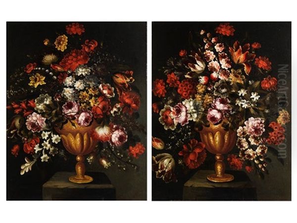 Blumenstilleben (pair) - view 1