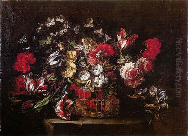 Cestillo Con Flores - view 1