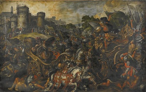 Achilles Confronting Hector Outside Troy - view 1