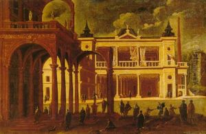 Entrega De Las Llaves A San Pedro by Juan de LaCorte