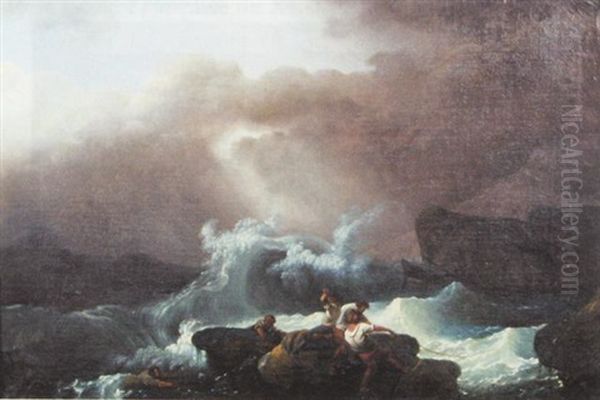 Naufrages Tirant Des Epaves A La Cote - view 1