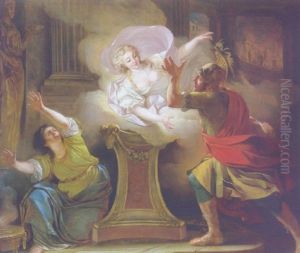 Aeneas Pursuing Helen In The Temple Of Vesta Aeneas Pursuing Helen In The Temple Of Vesta