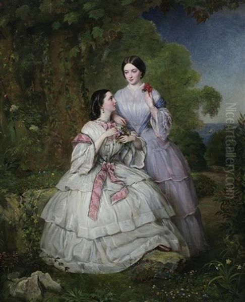 Sisters In A Glade - view 1
