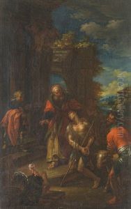 Jesus Mit Den Schachern by Johann Nepomuk de LaCroce