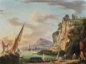 Southern Harbour Scene (genoa?)