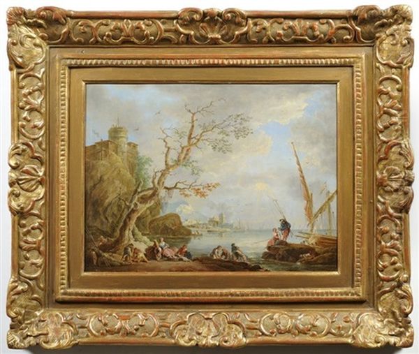 Fisherman On The Shore - view 1