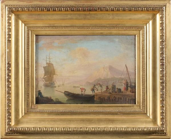 Pecheurs Au Port - view 1