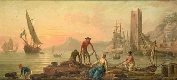 A Mediterranean Harbour - view 1