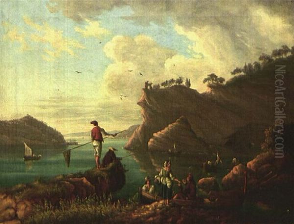 Kustenlandschaft Mit Fischern - view 1
