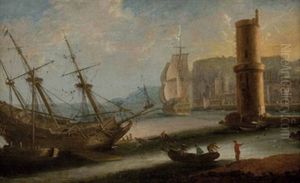Hafen Mit Segelschiffen Hafen Mit Segelschiffen