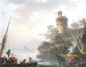 L'arrivee Des Pecheurs Au Bord D'un Rivage Mediterraneen