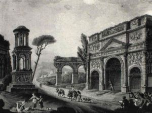 Caprice Architectural Du Sud De La France by Charles Francois Lacroix